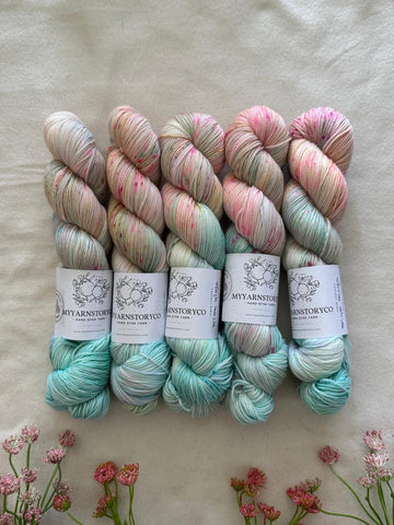 Hand Dyed Yarn by Myyarnstoryco 2025 May Batch